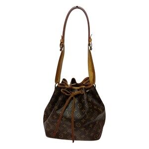 Louis Vuitton Monogram Noe Shoulder Bag Brown